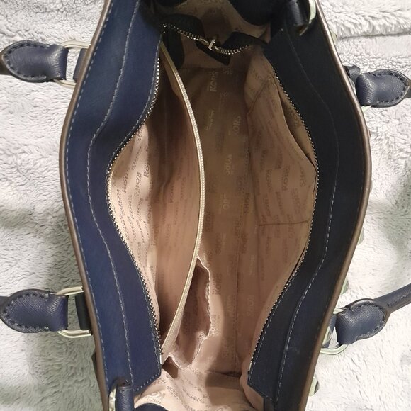 Michael Kors Dillion Navy Satchel - Picture 3 of 3